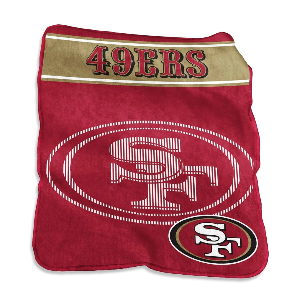 San Francisco 49ers Blanket 60x80 Raschel Throw