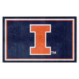 University of Illinois 4x6 Rug