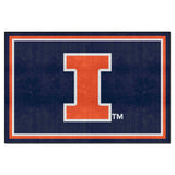 University of Illinois 5x8 Rug