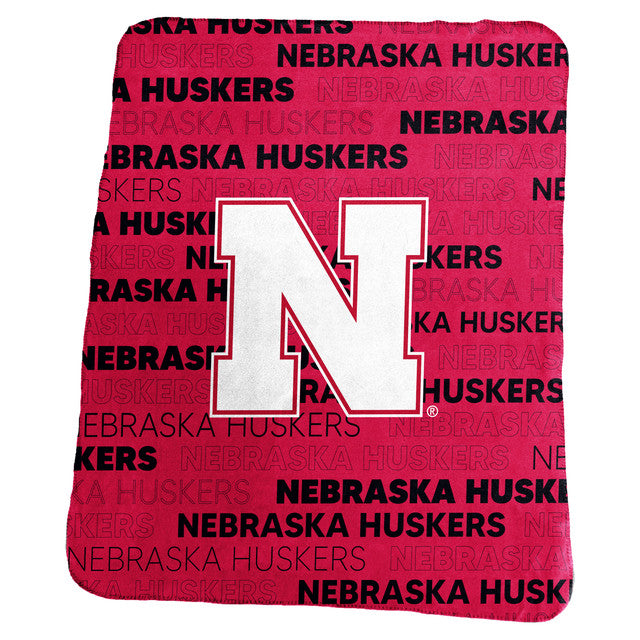 Nebraska Cornhuskers Blanket 50x60 Fleece Classic