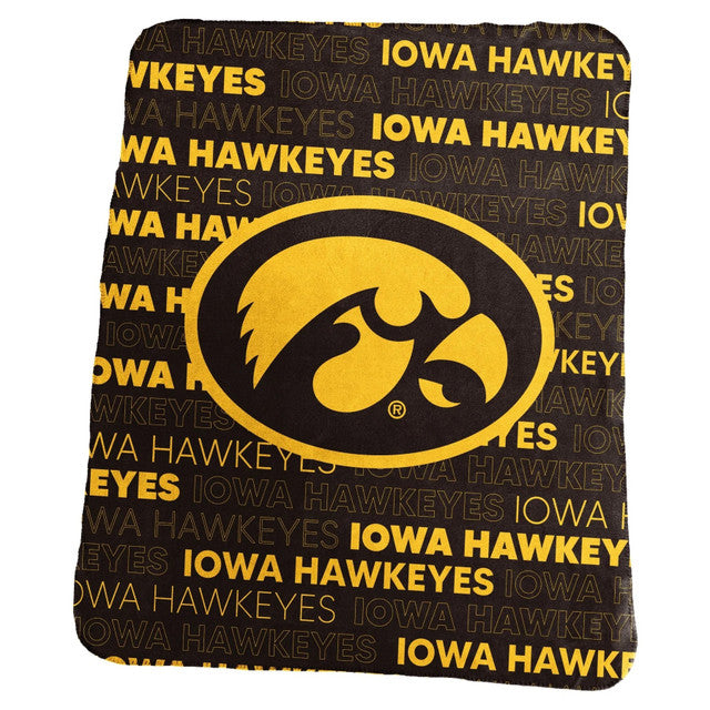 Iowa Hawkeyes Blanket 50x60 Fleece Classic