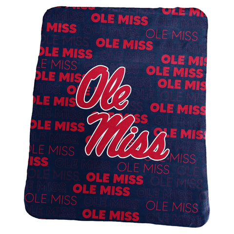 Mississippi Rebels Blanket 50x60 Fleece Classic