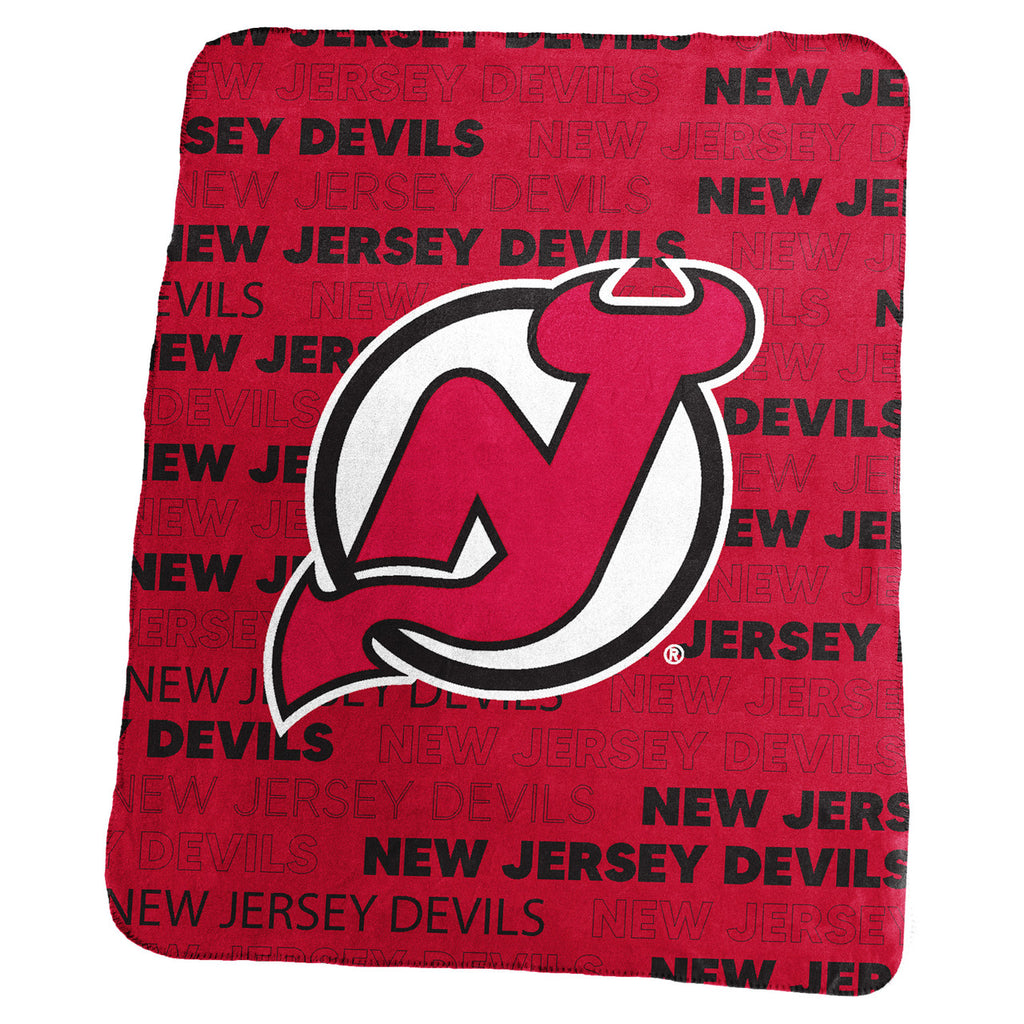 New Jersey Devils Blanket 50x60 Fleece Classic