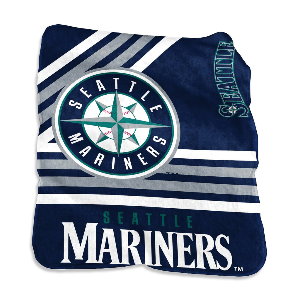 Seattle Mariners Blanket 50x60 Raschel Throw