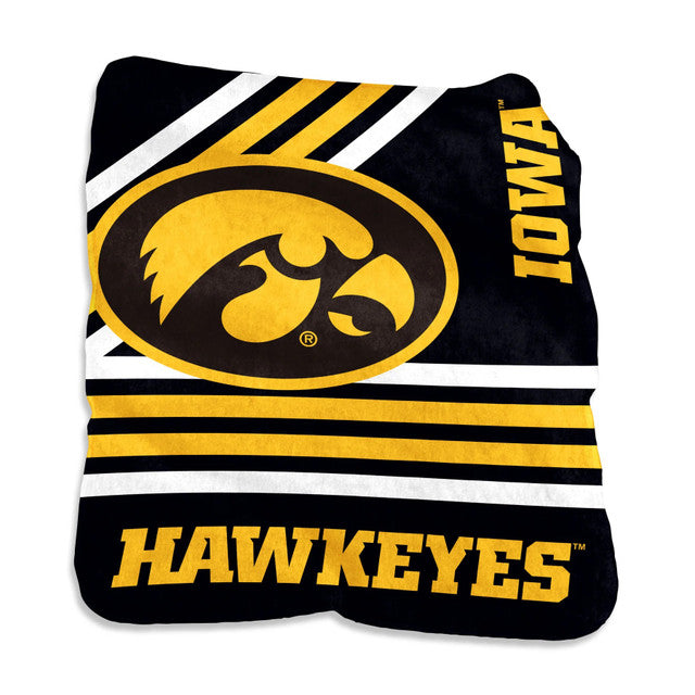 Iowa Hawkeyes Blanket 50x60 Raschel Throw