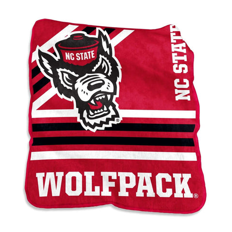 North Carolina State Wolfpack Blanket 50x60 Raschel Throw