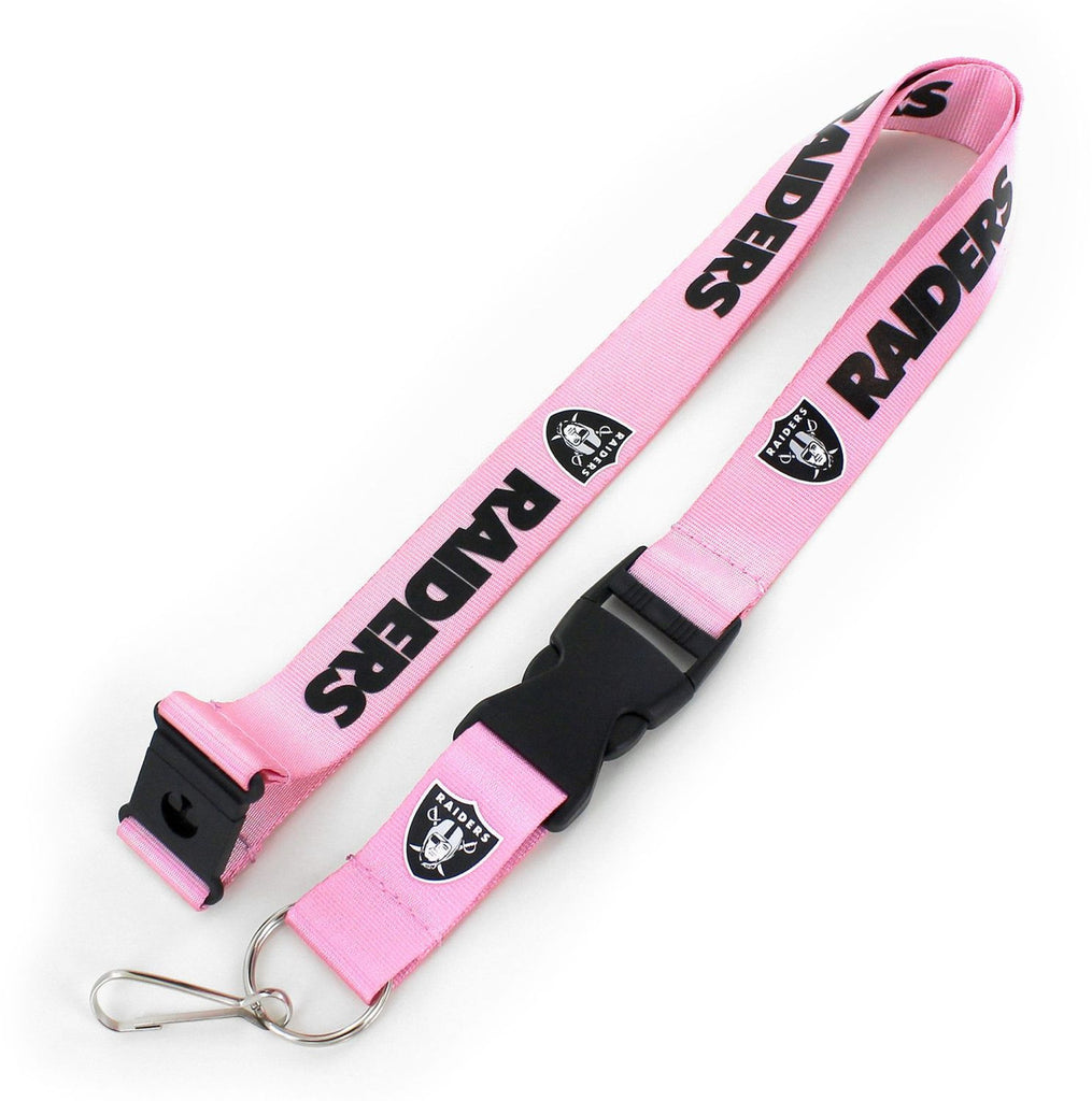 Las Vegas Raiders Lanyard Pink Special Order