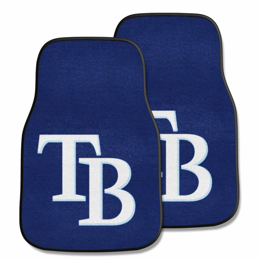 MLB - Tampa Bay Rays 2-pc Carpet Car Mat Set