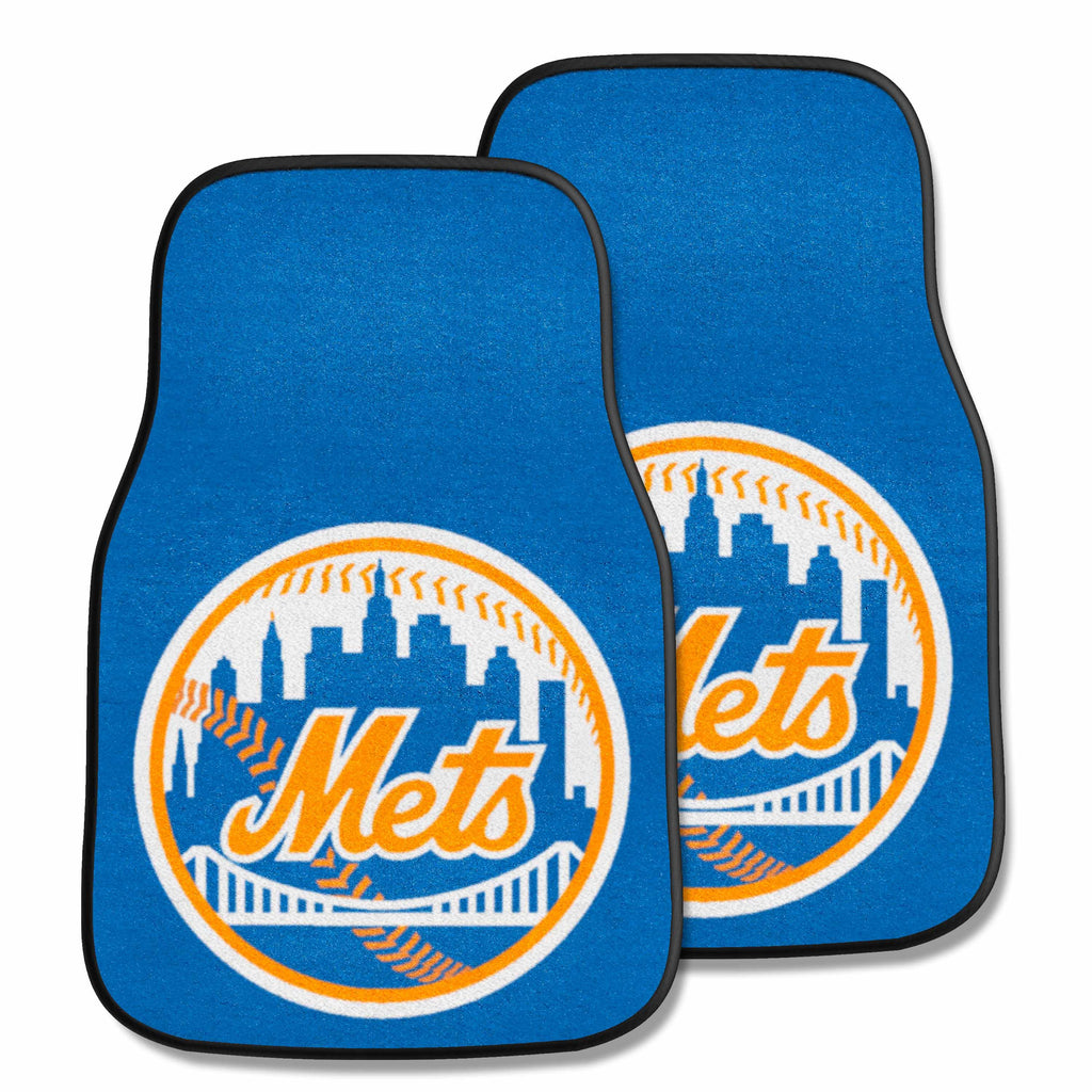 MLB - New York Mets 2-pc Carpet Car Mat Set