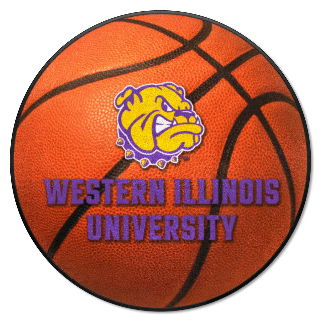 Western Illinois University Basketball Mat