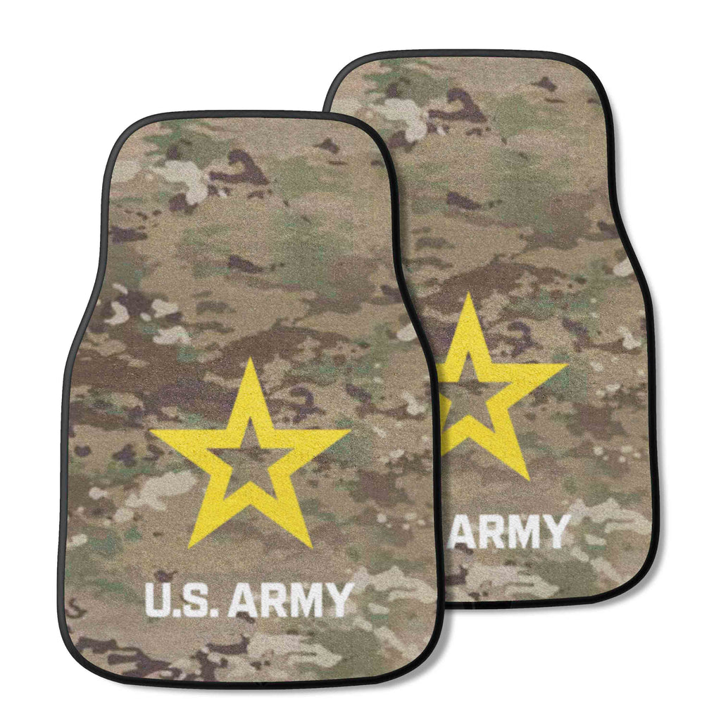 ARMY 2-pc Carpet Car Mat Set