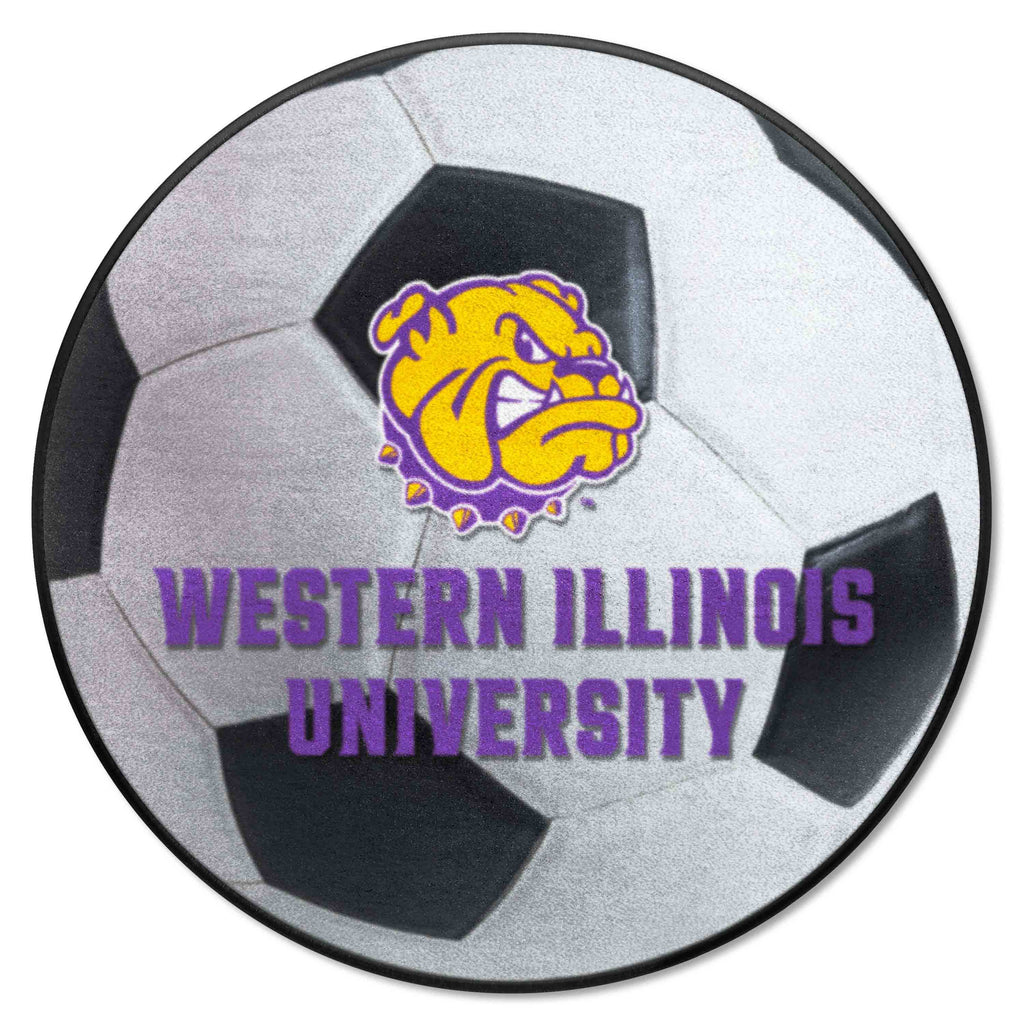 Western Illinois University Soccer Ball Mat