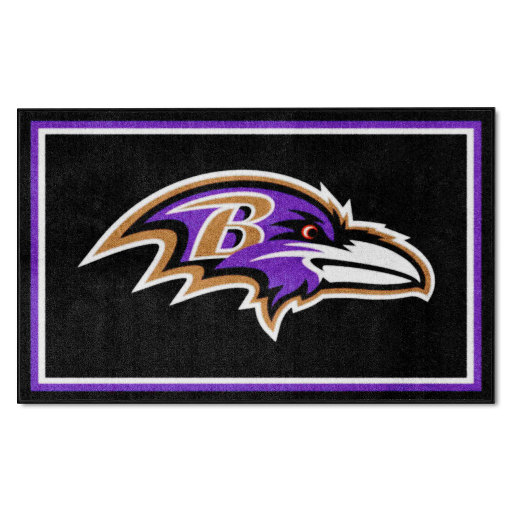 NFL - Baltimore Ravens 4x6 Rug