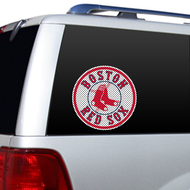 Boston Red Sox Window Film 12 Inch Die Cut CO