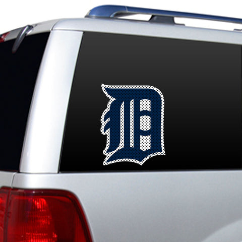 Detroit Tigers Window Film 12 Inch Die Cut