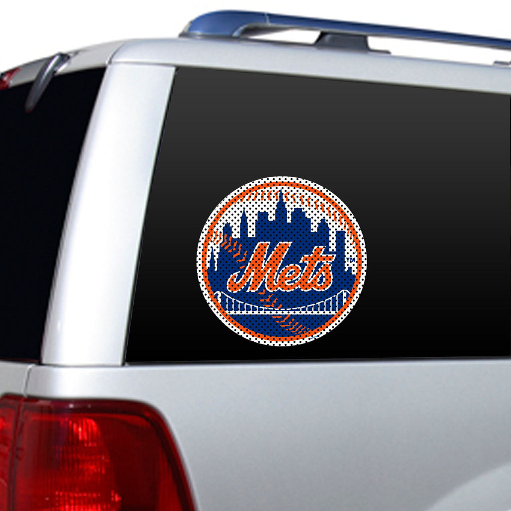 New York Mets Window Film 12 Inch Die Cut