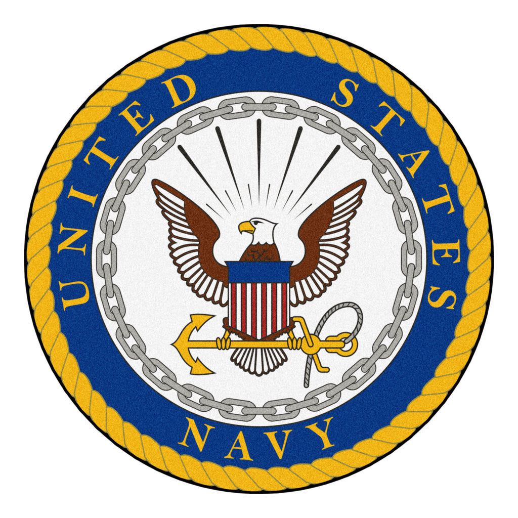 NAVY 44 Round Mat