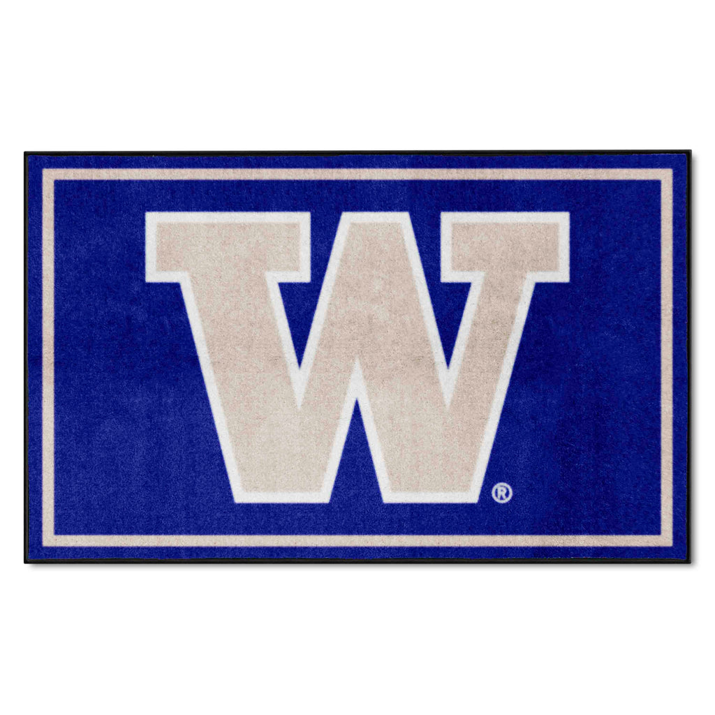 University of Washington 4x6 Rug