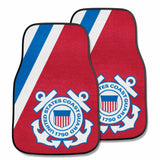 US Coast Guard 2-pc Carpet Car Mat Set