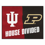 House Divided Mat - Indiana / Purdue