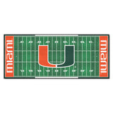 University of Miami Football Field Runner