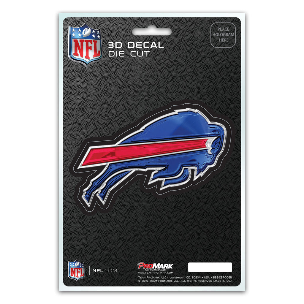 Buffalo Bills Decal 5x8 Die Cut 3D Logo Design