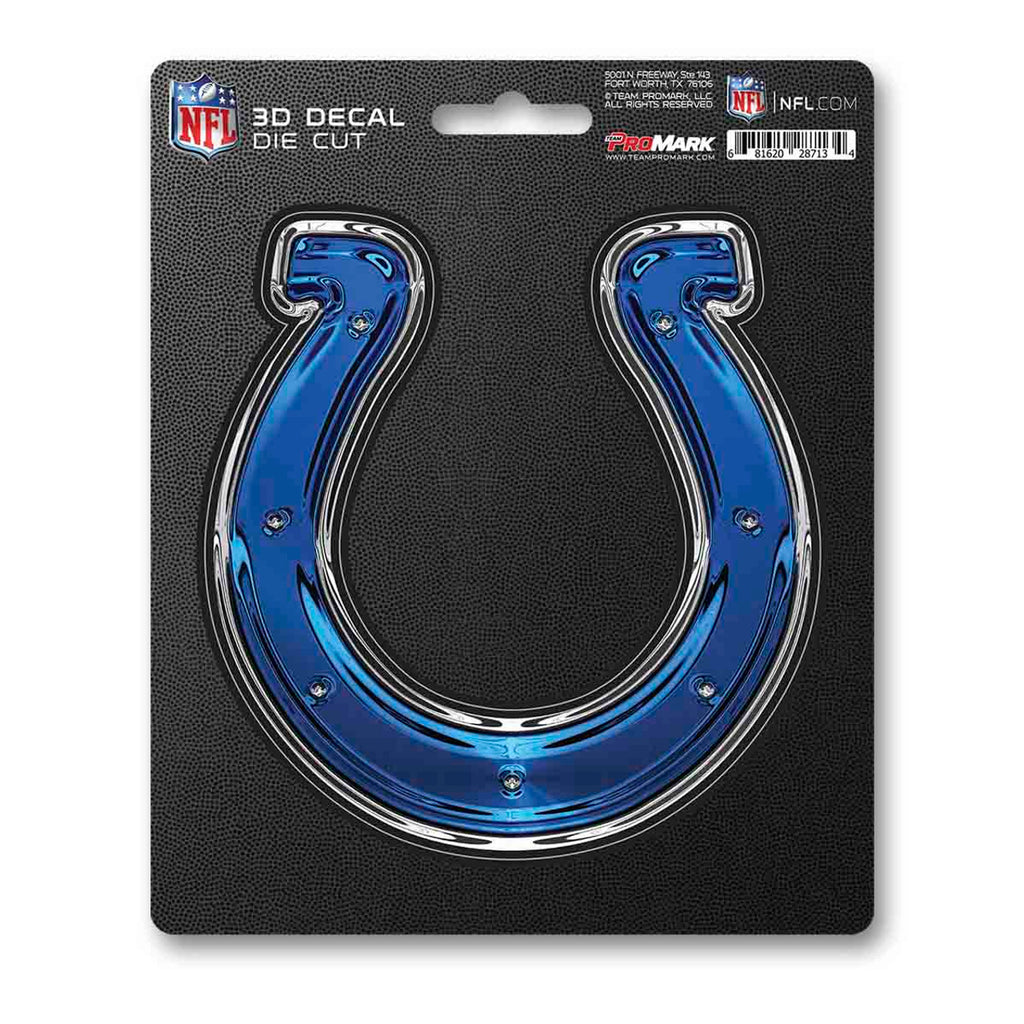 Indianapolis Colts Decal 5x8 Die Cut 3D Logo Design