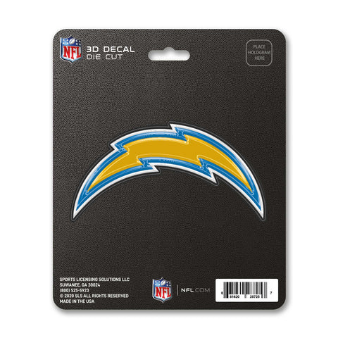 Los Angeles Chargers Decal 5x8 Die Cut 3D Logo Design