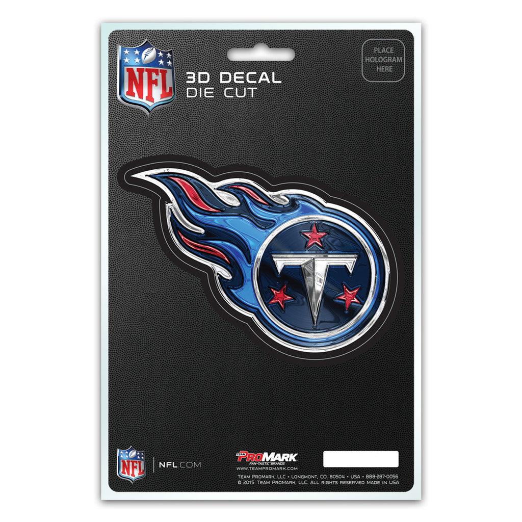 Tennessee Titans Decal 5x8 Die Cut 3D Logo Design