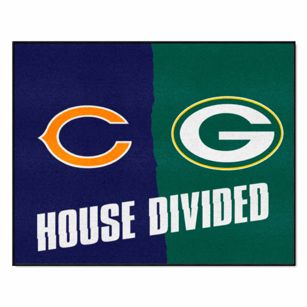 NFL House Divided Mat - Bears / Packers