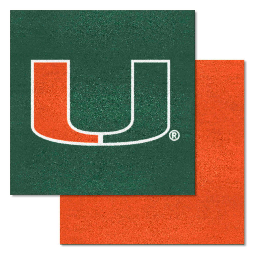 University of Miami Team Carpet Tiles