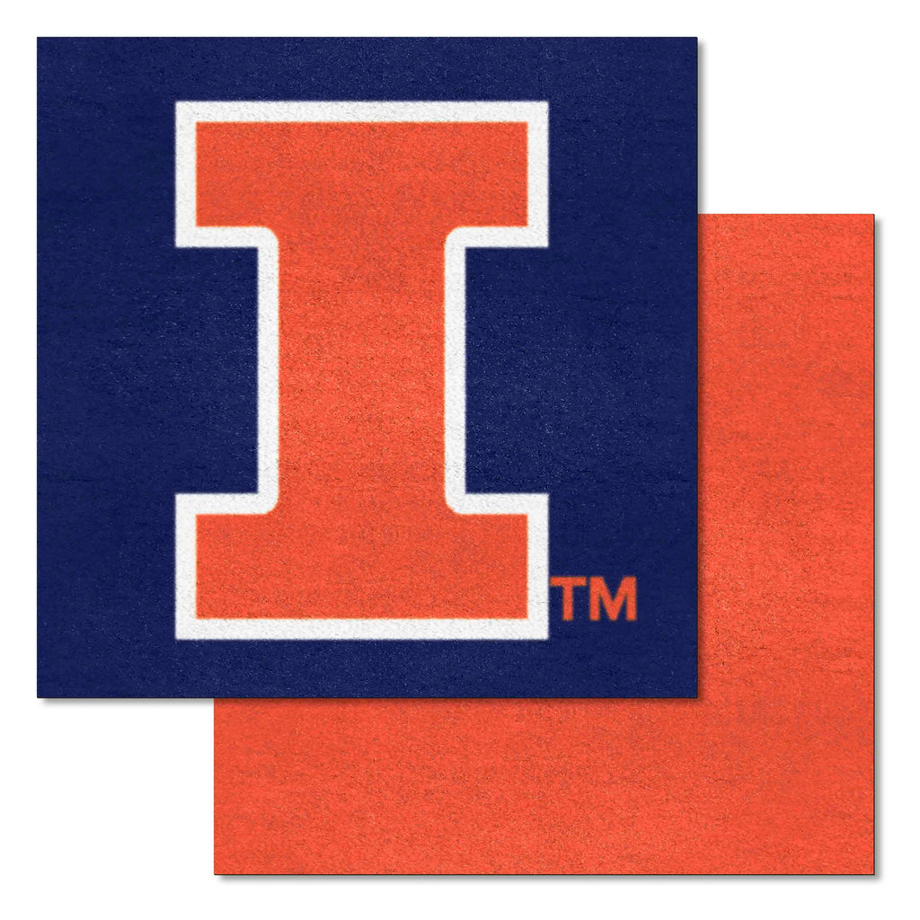 University of Illinois Team Carpet Tiles