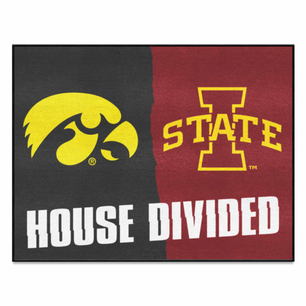 House Divided Mat - Iowa / Iowa State