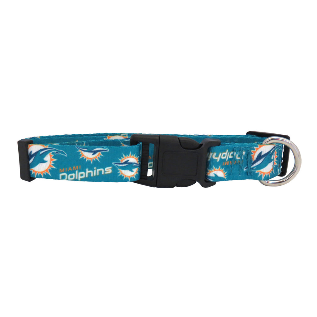 Miami Dolphins Pet Collar Size L