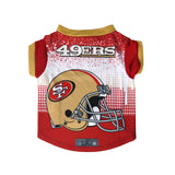 San Francisco 49ers Pet Performance Tee Shirt Size XS