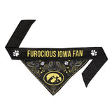 Iowa Hawkeyes Pet Bandanna Size S