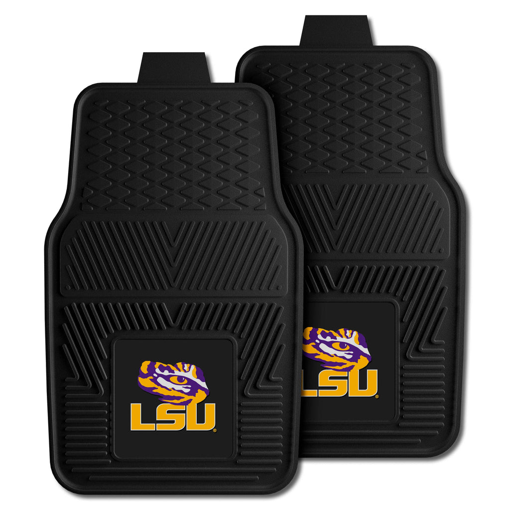 LSU 2-pc Vinyl Car Mat Set