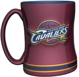 Cleveland Cavaliers Coffee Mug 14oz Sculpted Relief