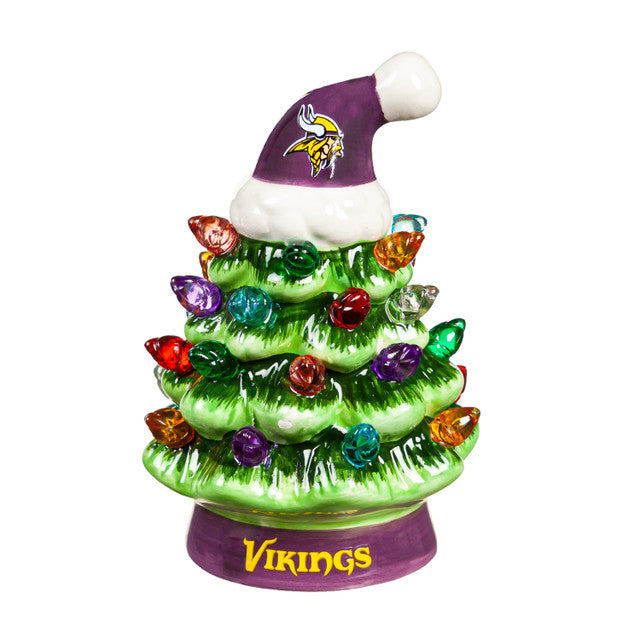 Minnesota Vikings Christmas Tree 4 Inch LED Tabletop