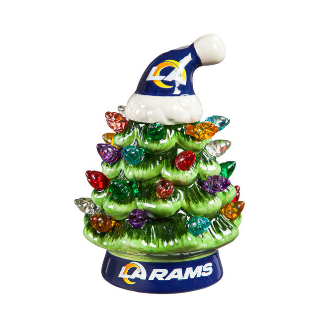 Los Angeles Rams Christmas Tree 4 Inch LED Tabletop