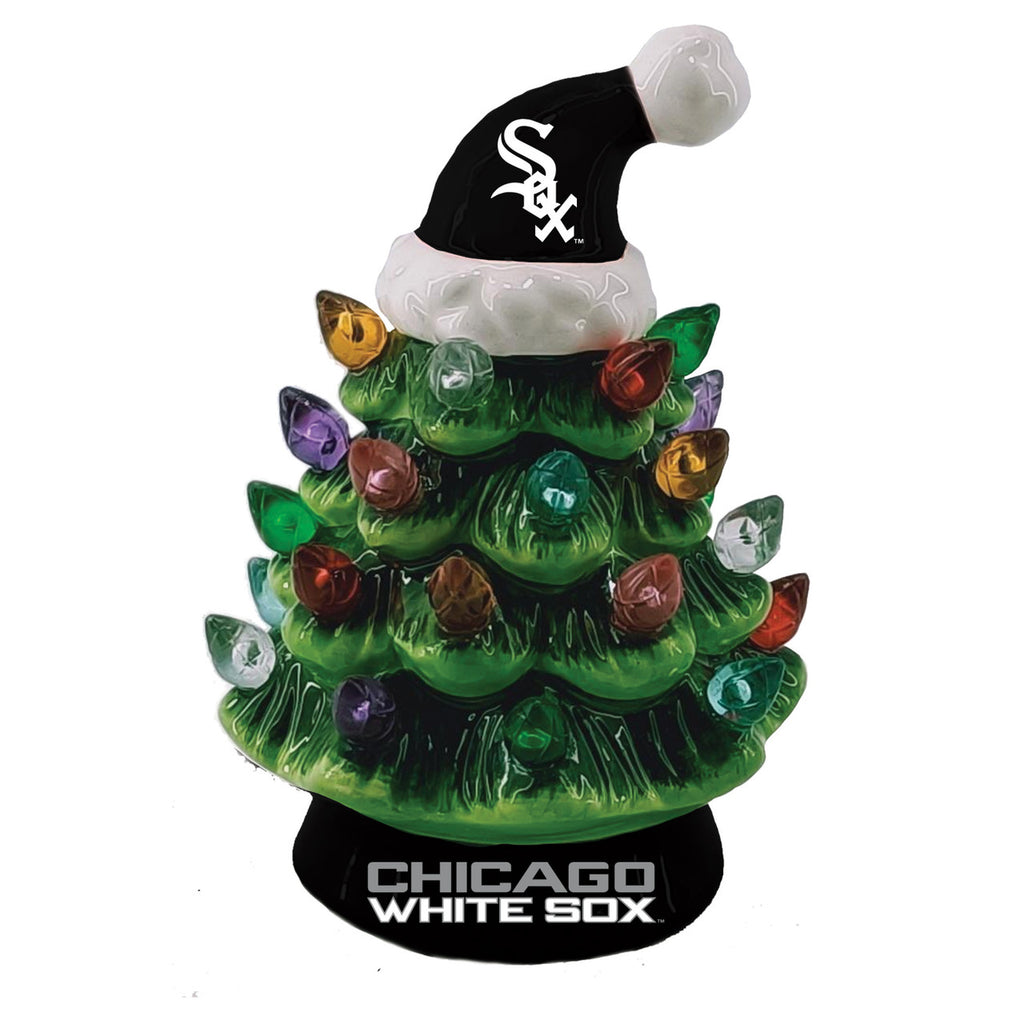 Chicago White Sox Christmas Tree 4 Inch LED Tabletop