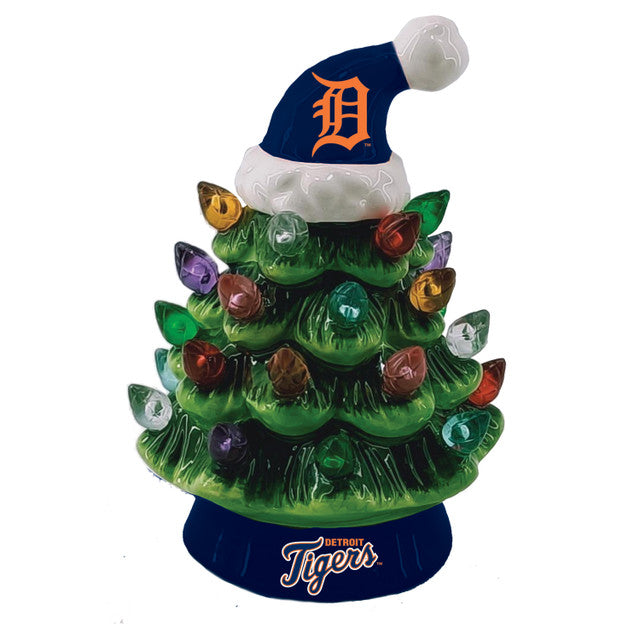 Detroit Tigers Christmas Tree 4 Inch LED Tabletop