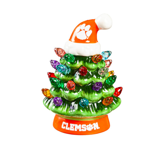 Clemson Tigers Christmas Tree 4 Inch LED Tabletop