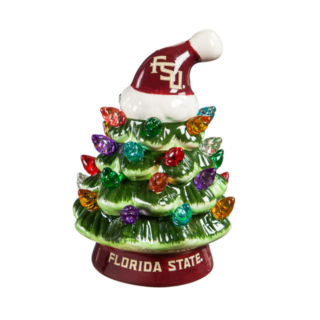 Florida State Seminoles Christmas Tree 4 Inch LED Tabletop