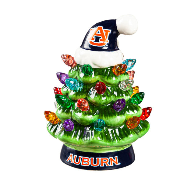 Auburn Tigers Christmas Tree 4 Inch LED Tabletop