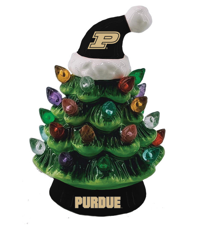 Purdue Boilermakers Christmas Tree 4 Inch LED Tabletop