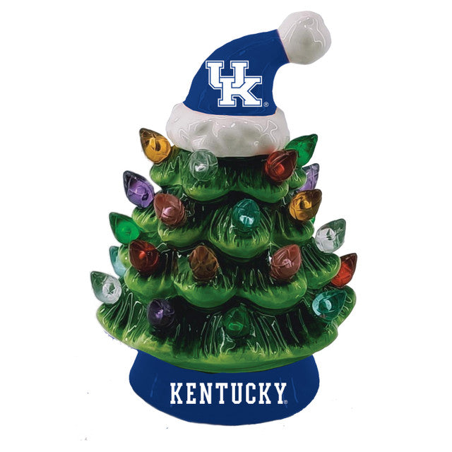 Kentucky Wildcats Christmas Tree 4 Inch LED Tabletop