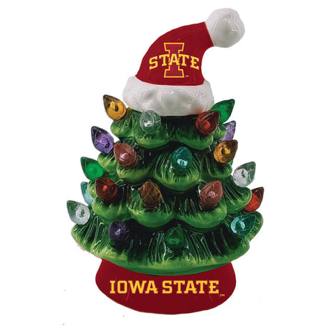 Iowa State Cyclones Christmas Tree 4 Inch LED Tabletop