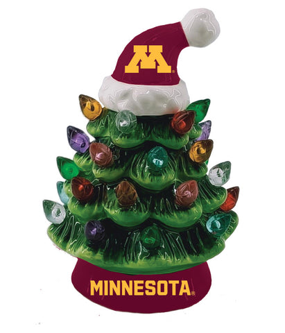 Minnesota Golden Gophers Christmas Tree 4 Inch LED Tabletop