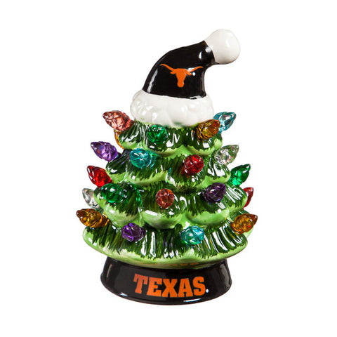 Texas Longhorns Christmas Tree 4 Inch LED Tabletop